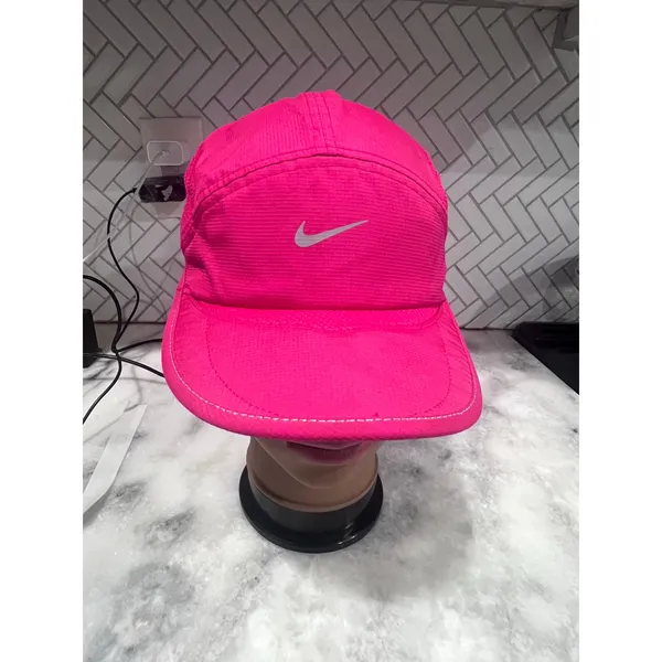 Nike Daybreak Dri-FIT Running Hat Cap Hot Pink Reflective Swoosh Lightweight - Image 3
