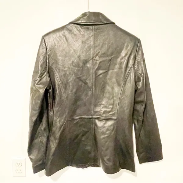 Wilson’s Leather Size Medium Black Soft Leather‎ Jacket Coat - Image 5