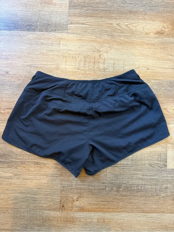 Patagonia Black Women's Athletic Running Shorts - Image 3