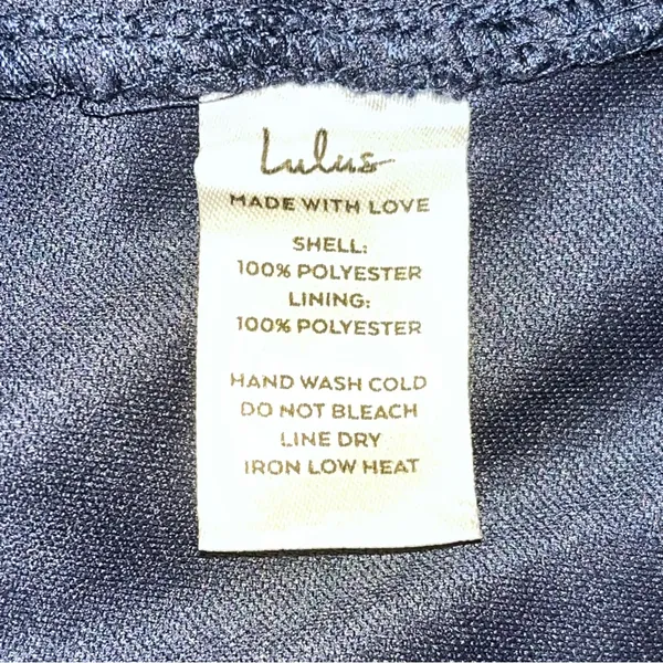 NEW Lulus Love Poem Navy Blue Lace Bodycon Halter Dress - Image 16