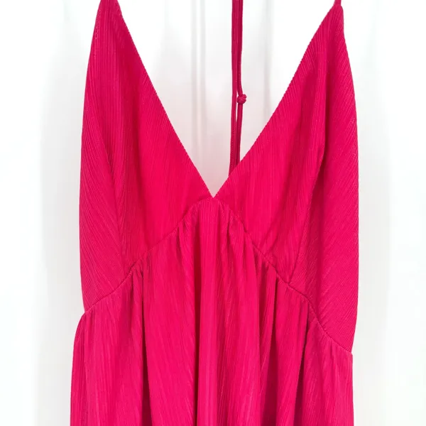 Superdown Revolve Margo Halter Mini‎ Dress Womens Small Pink Party Clubwear Boho - Image 5