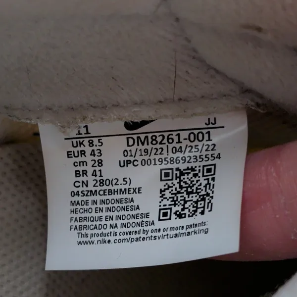 Nike Air Max Dawn Womens Summit White Sail Sneakers DM8261-001 Size‎ 11 - Image 8