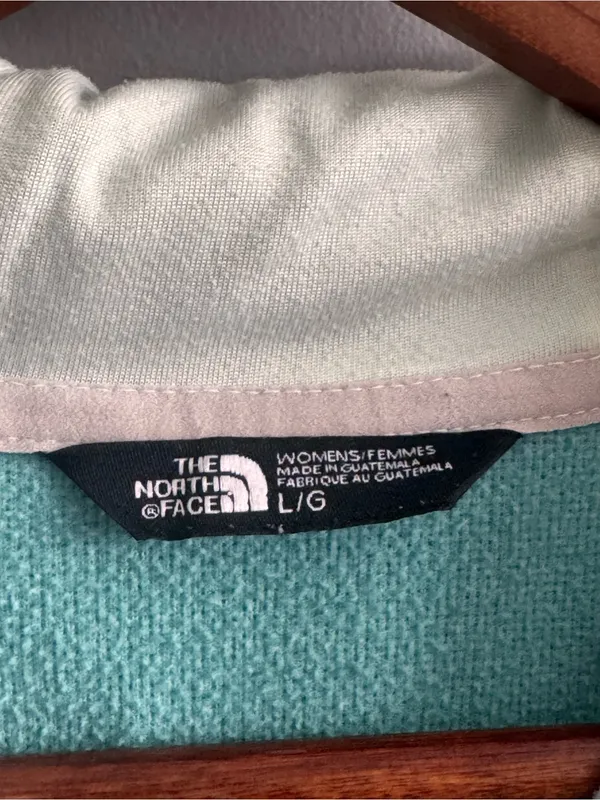 The North Face Women’s Large Teal Logo Pullover Hoodie Performance - Image 2