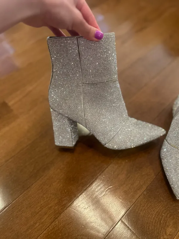 Madden Girl Rhinestone Boots Ankle - Image 3