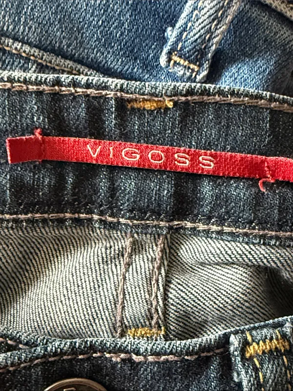VIGOSS Flare Jeans Size 5 Vintage Y2K 2000s Grunge - Image 3