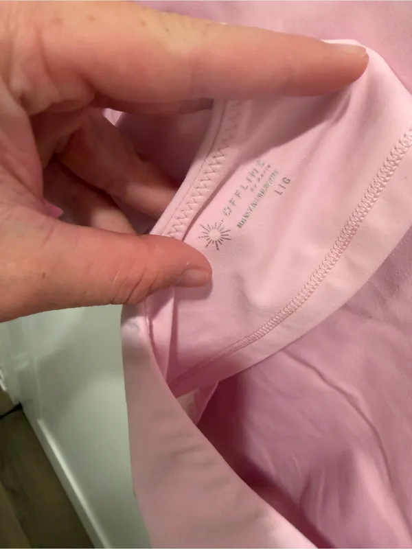 Pink Short Sleeve Women's Top - Image 3