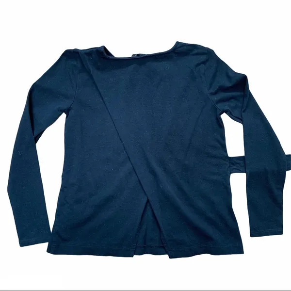 J. Crew Side Tie Belted Open Back Top - Image 3