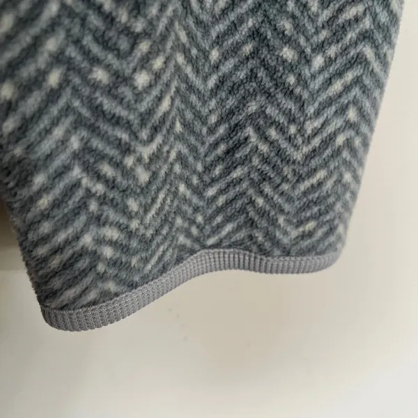Columbia Womens Grey Herringbone Fleece Quarter‎ Zip Pullover Sweater Large - Image 2
