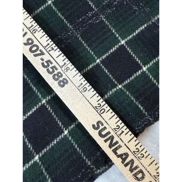 Old Navy Vintage Y2K Old Navy Zip Up Plaid Jacket Blazer‎ Women’s Medium Green - Image 6