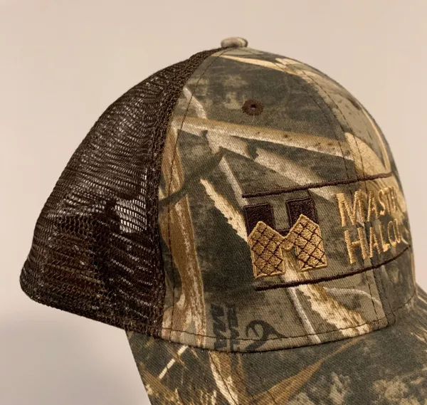 Camouflage Mesh Back Camo Trucker SnapBack Hat - Image 8