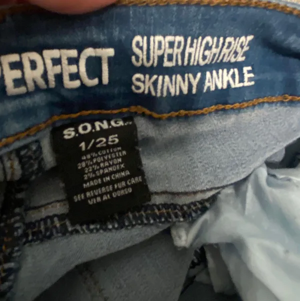 High waisted skinny jeans Size 0 - Image 2
