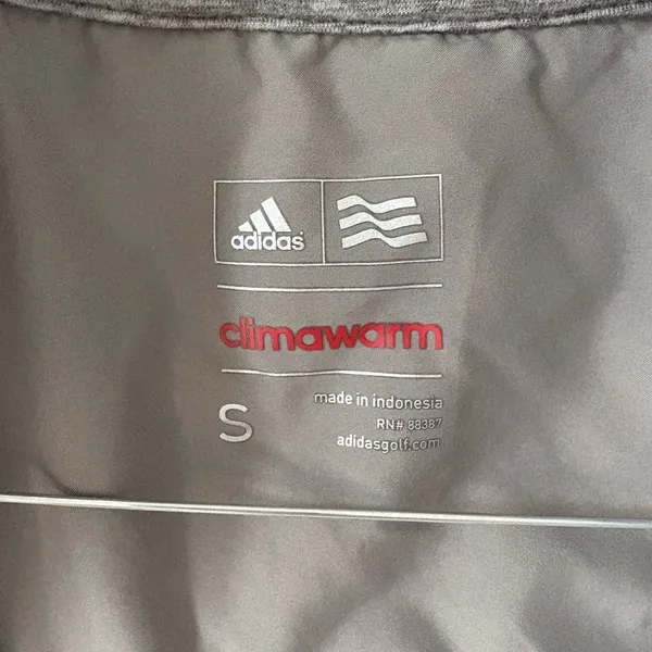 Adidas Women's Quilted Gray Vest - Image 3
