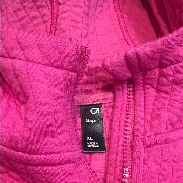 GapFit quilted hoodie size XL - Image 2