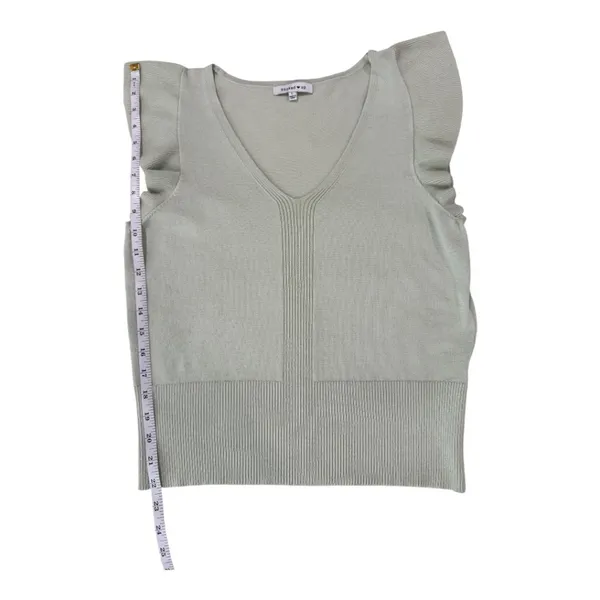 Hooked Up Saige‎ Green Knit Top - Image 3