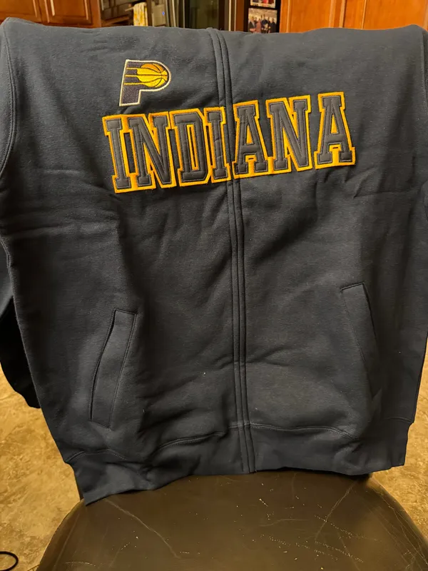 Pacers zip up Blue Size M - Image 3