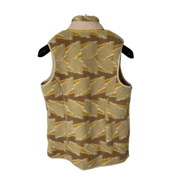 Patagonia Classic Retro-X Fleece Vest take root natural women's size small 23083 - Image 3