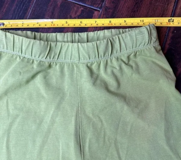 Elastic waist biker shorts Los Angeles Apparel basic yoga hiking loungewear - Image 3