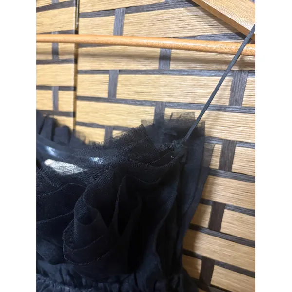Altar'd State Black‎ Ruffle Mini Dress Size XS - Image 5