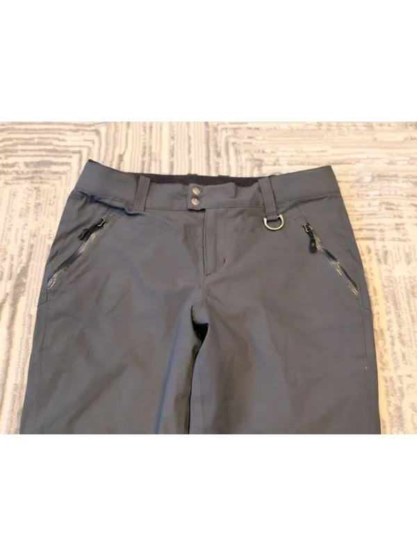 Athleta women's size 6 dark gray Mid-rise snow pants - Image 4