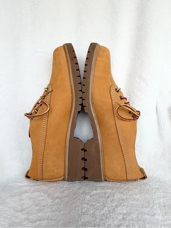 Timberland Earthkeepers Lyonsdale Oxford Womens US 6.5 Wheat Nubuck Formal Shoes - Image 6