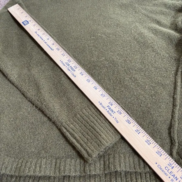 ANDREE by Unit Olive Green Mock Neck Sweater Women’s Size Small Cozy Cottagecore - Image 10