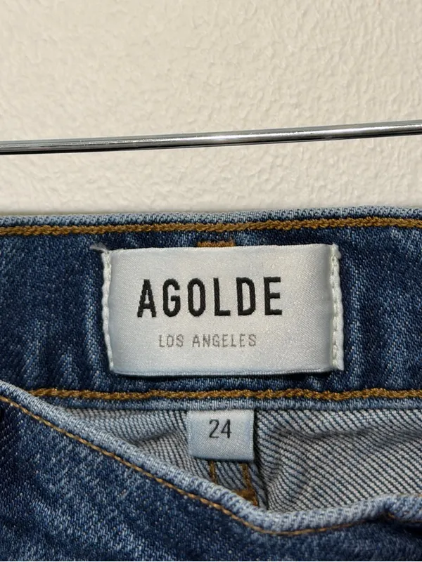 AGOLDE Stovepipe High Rise Jeans Size 24 - Image 3