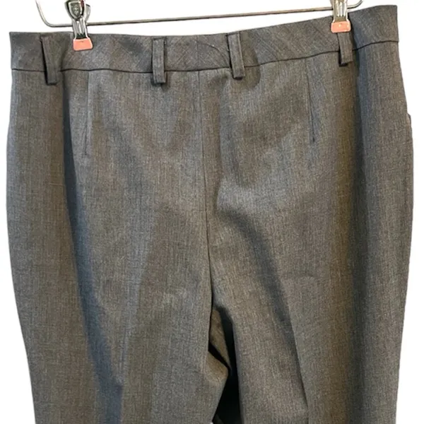 Pendleton Virgin Wool Pants Gray Slacks Trousers Sz 12 Work Professional Preppy - Image 8