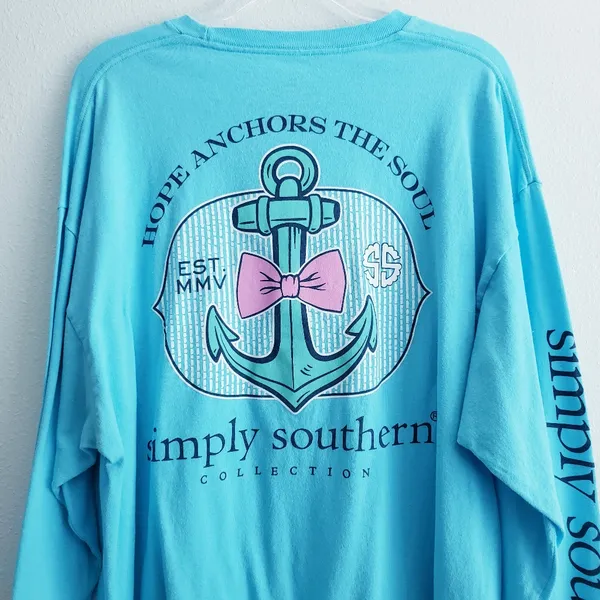 Simply Southern Anchor Hope Long Sleeve T-Shirt - Image 5