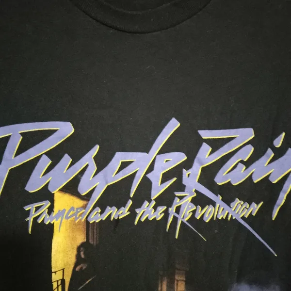 Purple Rain M Prince and The Revolution Short Sleeved Shirt - Image 4