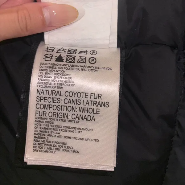 Canada Goose Black Parka with Fur Trim Hood – Authentic Women’s Jacket Size XS - Image 9