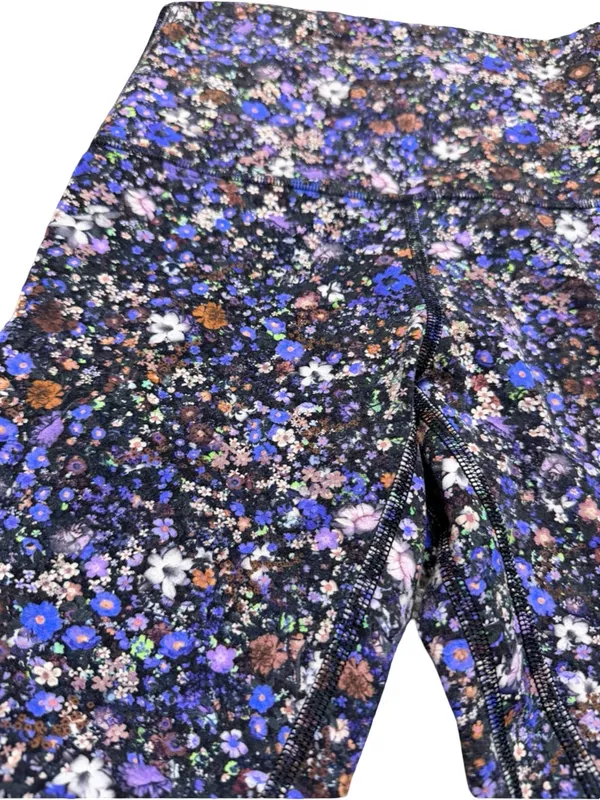 🌸 Lululemon Align High-Rise Size 0 Floral Nulu Biker Shorts 🌸 - Image 3