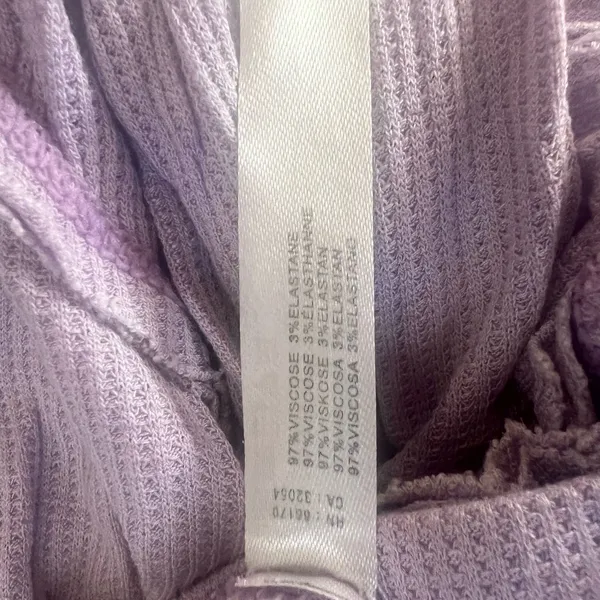 Purple Out From Under Waffle Knit Pants - Image 6
