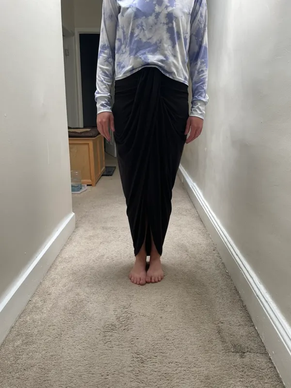 Lulus Long Skirt With Open In The Front NWT - Image 4