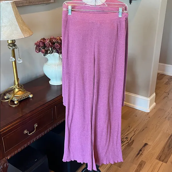 BB Dakota Comfy Cozy Pajama Set Berry Pink - Image 6