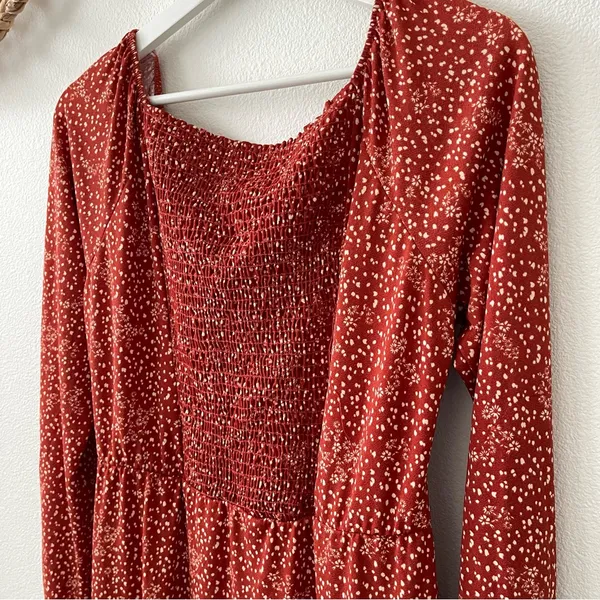 Gilli’s Angelina Rust Fit and Flare Dress L - Image 7