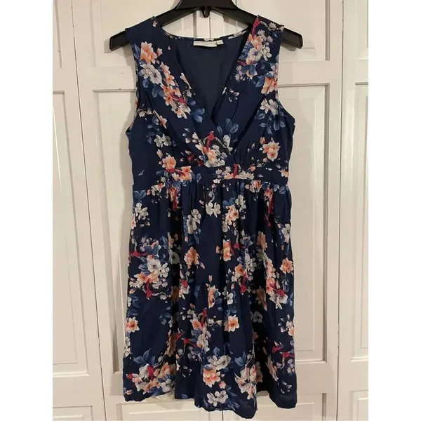 Jojo Maman Bebe maternity blue floral dress - Image 12