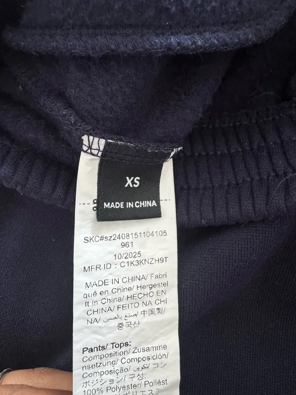 SheIn Navy Blue Graphite Sweatpants - Image 5