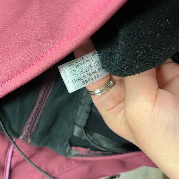 Arc'teryx Women's Bumbleberry Pink Full Zip Softshell Jacket Winter Large L Hike - Image 9