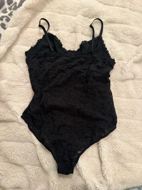 Aerie Bodysuit Lace Black - Image 2