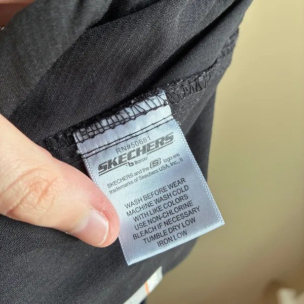 Skechers by Barco SK201 Scrub Pants Medium Black Womens Cargo Stretch - Image 7
