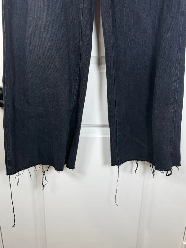 PacSun Women's Black Low Rise Baggy Jeans - Image 5