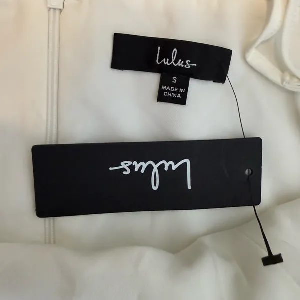 Lulu's Elegant White V-Neck Midi Slip Dress - Image 5
