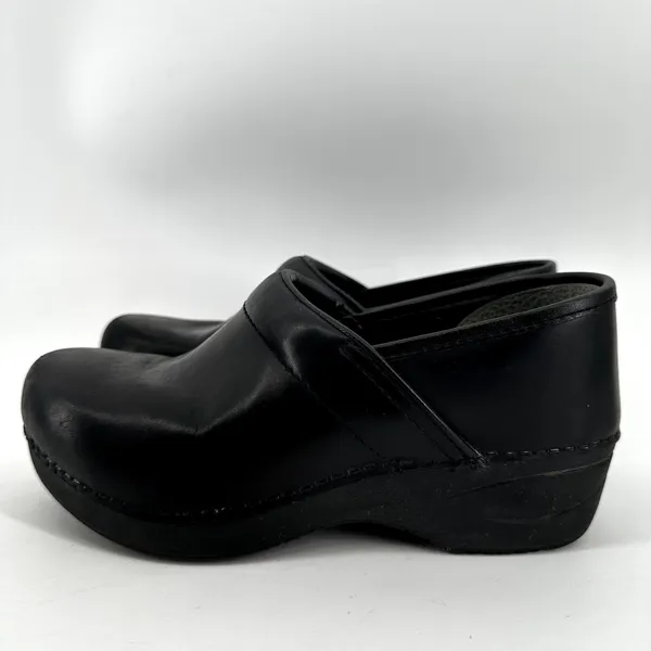 Dansko Professional Leather Clogs Arch Rocker Anti-Fatigue Slip On Black 6 - Image 4