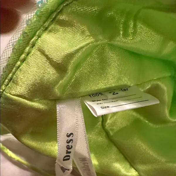 Wedding Dress Sequins Spaghetti Strap Dress Bright Green 2 NWT - Image 5