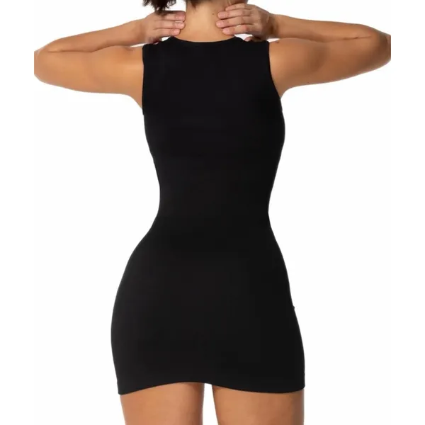 NEW Sunzel Square Neck Dress Ribbed Sleeveless Tank Mini Dress S - Image 2
