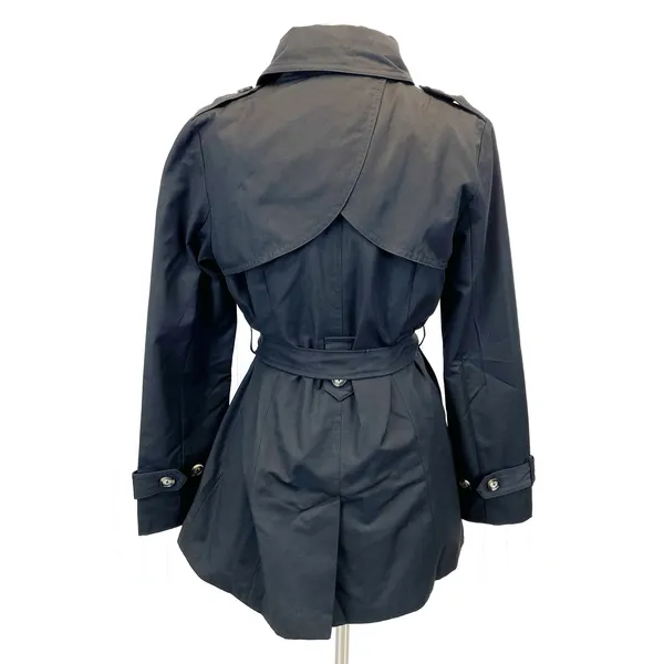 No Less Than Adrian Trench Coat Womens Large‎ Minimalist Preppy Academia - Image 3
