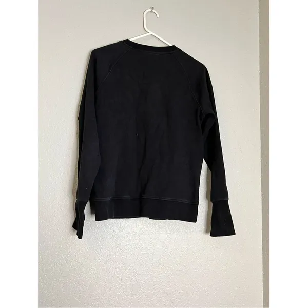 Athleta Sweatshirt Womens Small S Black Pullover Long Sleeve Crewneck Sports - Image 4