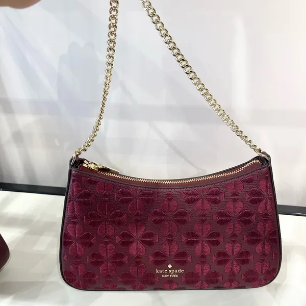 Kate Spade Spade Flower Embroidered Medium Convertible Crossbody #KL955 - Image 5