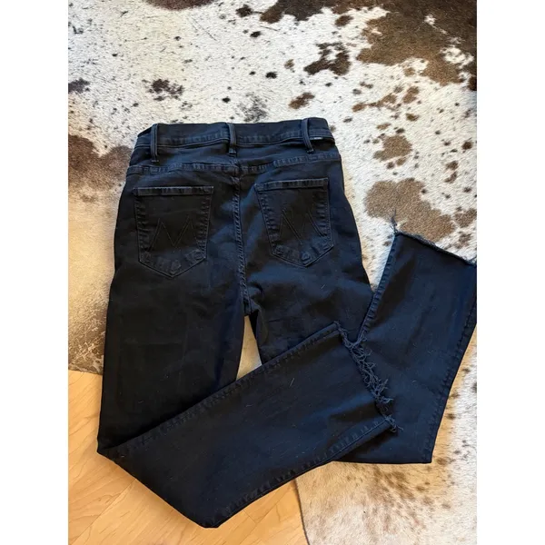 MOTHER The‎ Hustler Ankle Fray Jeans In Not Guilty Size 29 - Image 9