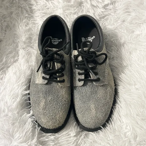 Dr. Martens NEW 8053 Stonewashed distressed Suede Casual Oxford Shoes - Image 4